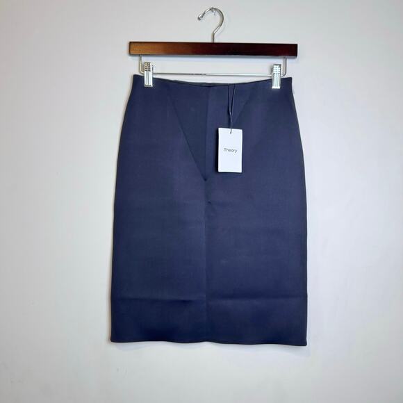 Theory Scuba Knit Pull On Pencil Skirt - Size S - Picture 3 of 7